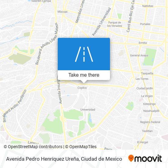 Avenida Pedro Henríquez Ureña map