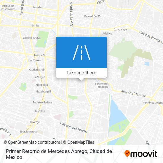 Primer Retorno de Mercedes Abrego map