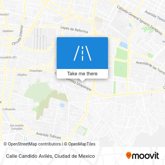 Mapa de Calle Candido Avilés