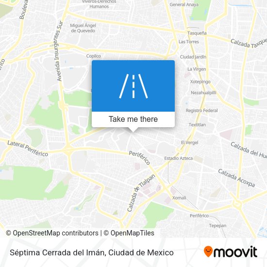 Mapa de Séptima Cerrada del Imán
