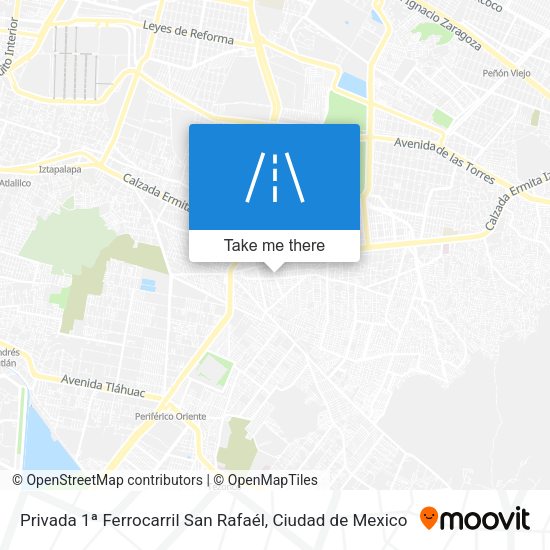 Privada 1ª Ferrocarril San Rafaél map