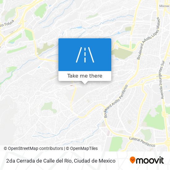 2da Cerrada de Calle del Río map