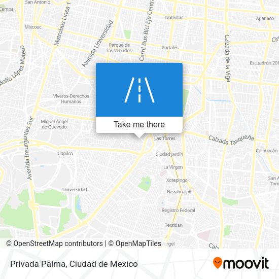 Mapa de Privada Palma