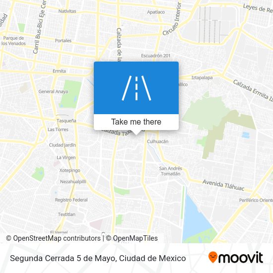 Segunda Cerrada 5 de Mayo map