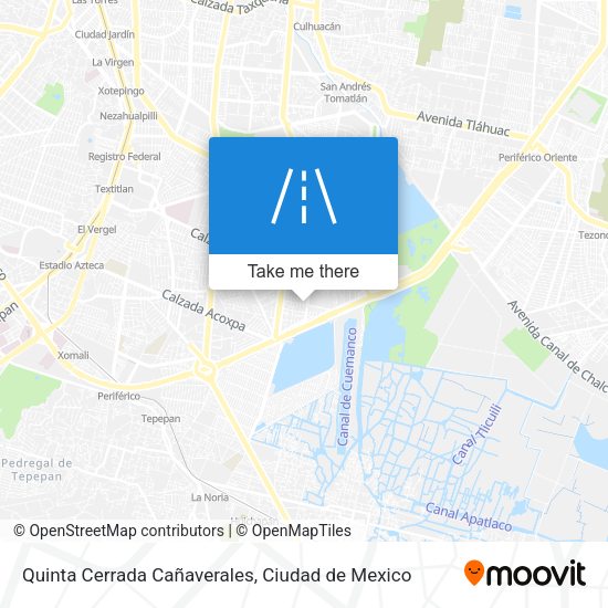 Mapa de Quinta Cerrada Cañaverales