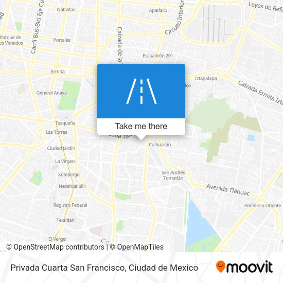 Mapa de Privada Cuarta San Francisco