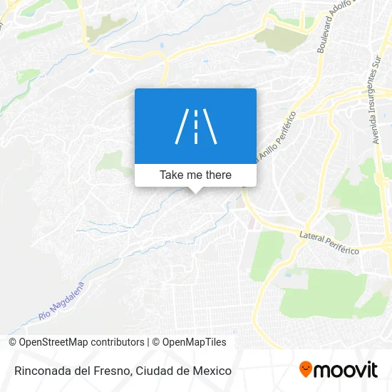 Rinconada del Fresno map