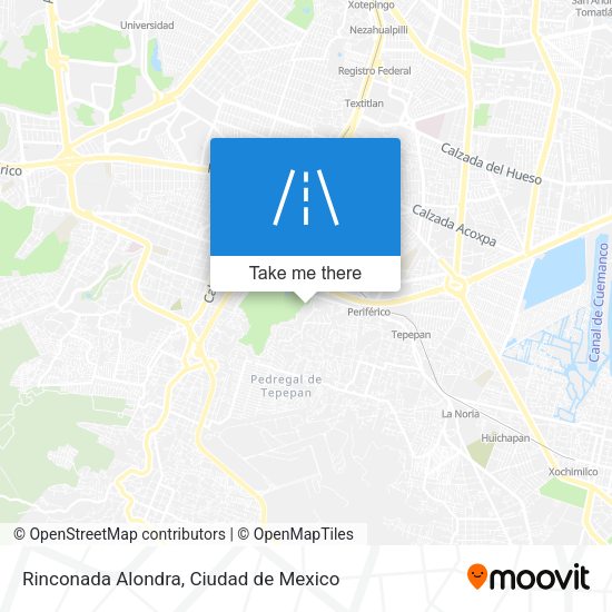Rinconada Alondra map