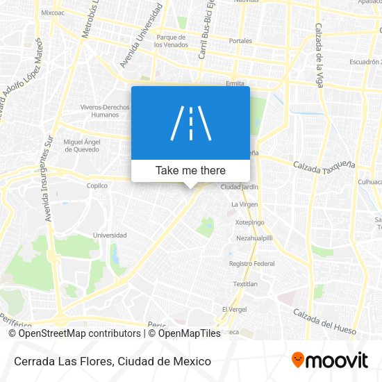 Cerrada Las Flores map