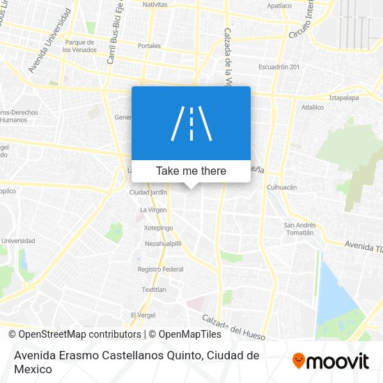 Mapa de Avenida Erasmo Castellanos Quinto