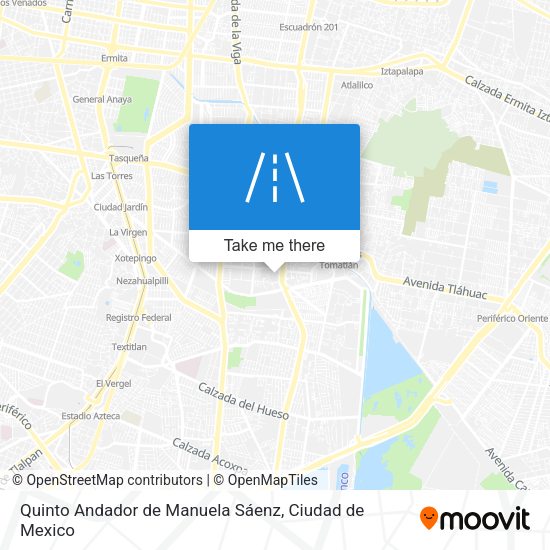 Quinto Andador de Manuela Sáenz map