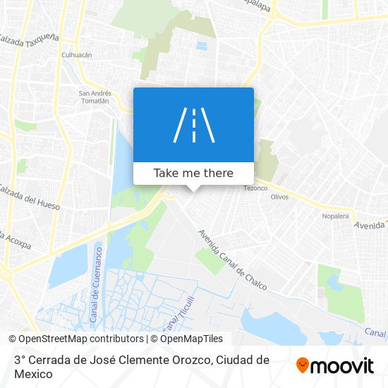 3° Cerrada de José Clemente Orozco map