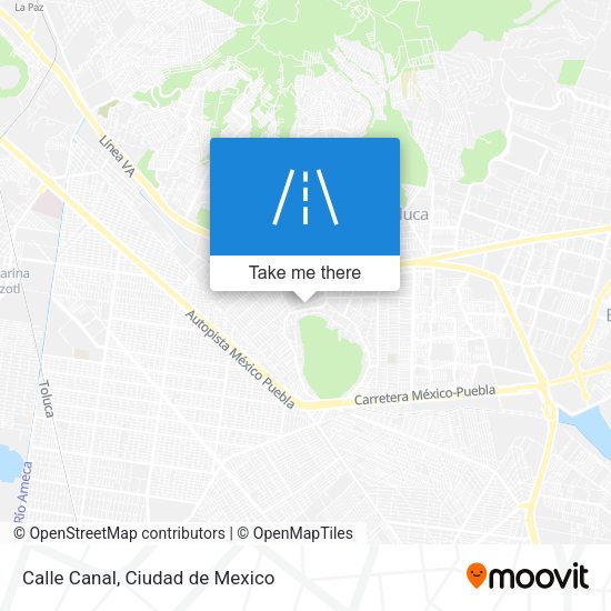Mapa de Calle Canal