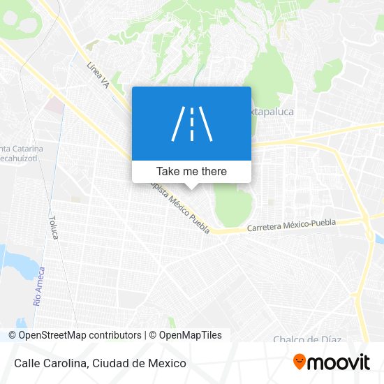 Calle Carolina map