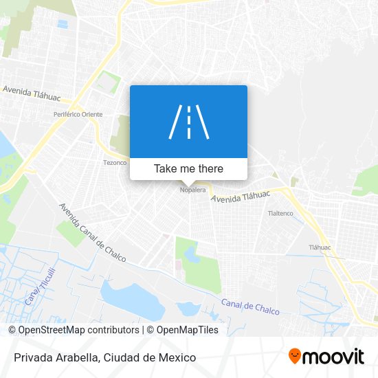 Privada Arabella map