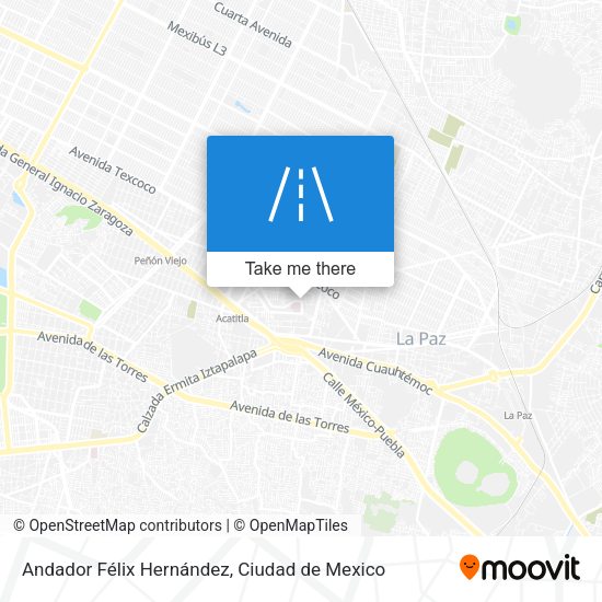 Andador Félix Hernández map