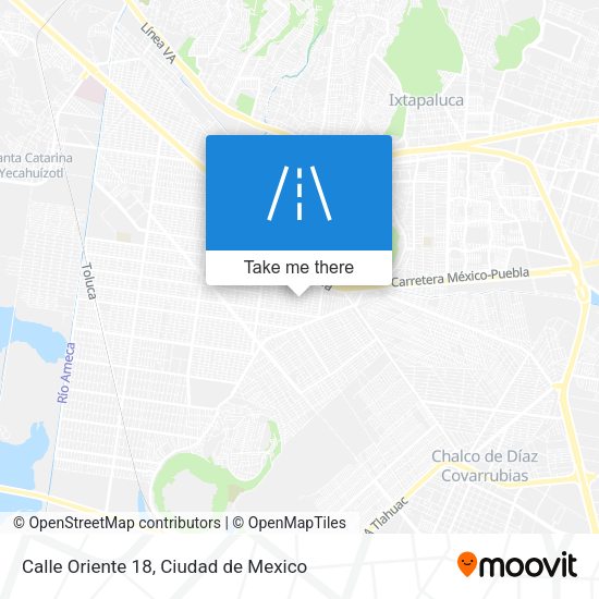 Calle Oriente 18 map