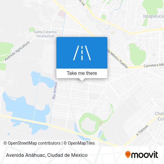 Mapa de Avenida Anáhuac