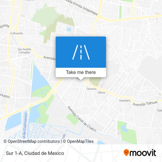 Mapa de Sur 1-A