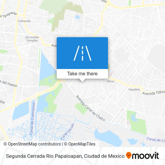 Mapa de Segunda Cerrada Río Papaloapan