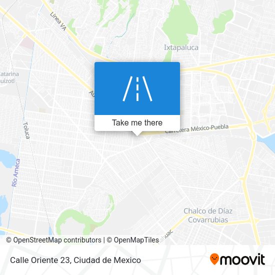 Calle Oriente 23 map