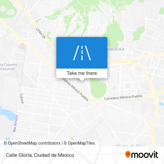Mapa de Calle Gloria