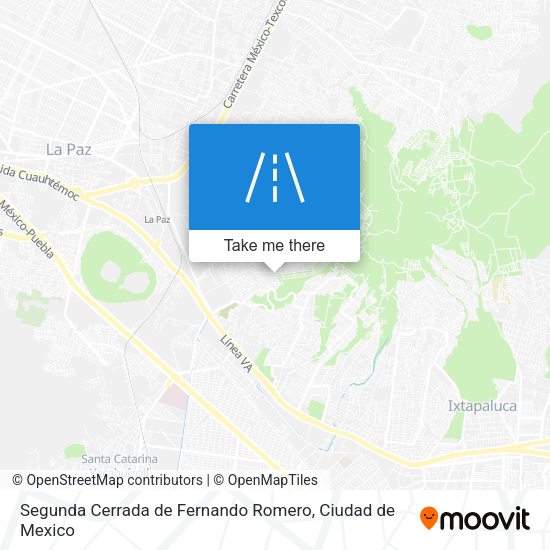 Mapa de Segunda Cerrada de Fernando Romero