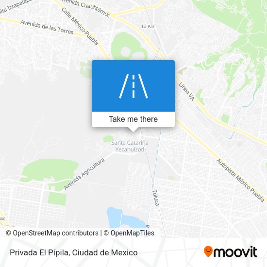 Mapa de Privada El Pípila