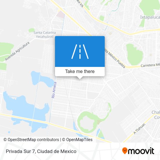 Mapa de Privada Sur 7