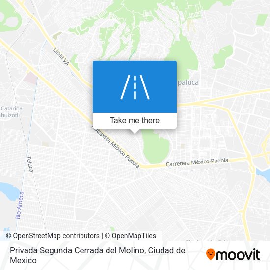 Mapa de Privada Segunda Cerrada del Molino