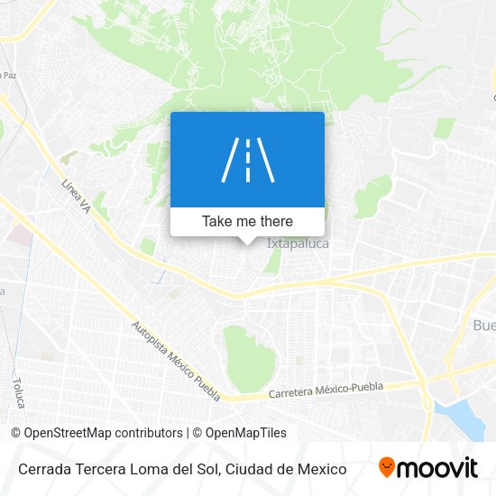 Cerrada Tercera Loma del Sol map