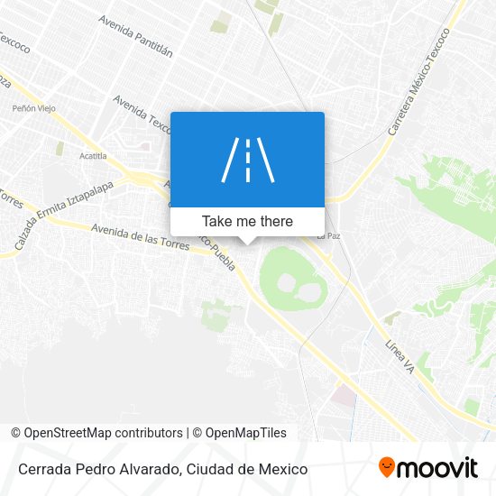 Cerrada Pedro Alvarado map