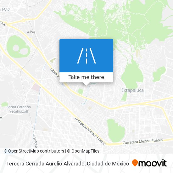 Tercera Cerrada Aurelio Alvarado map