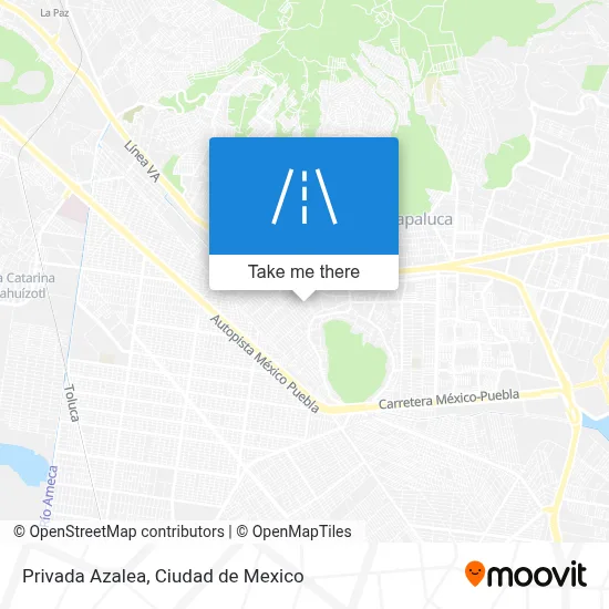 Privada Azalea map
