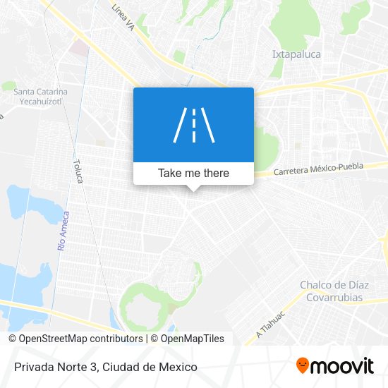 Privada Norte 3 map