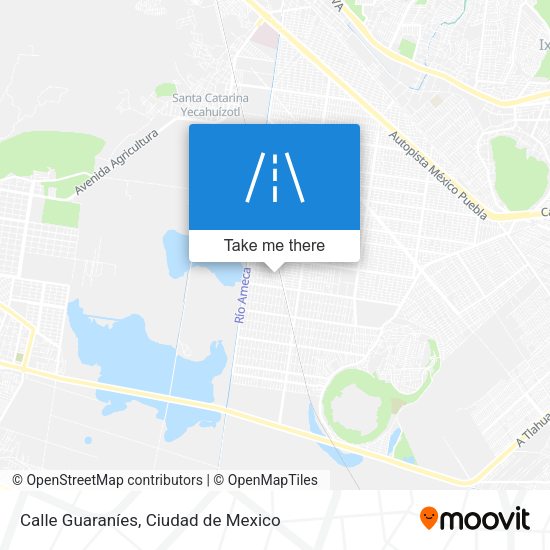 Mapa de Calle Guaraníes