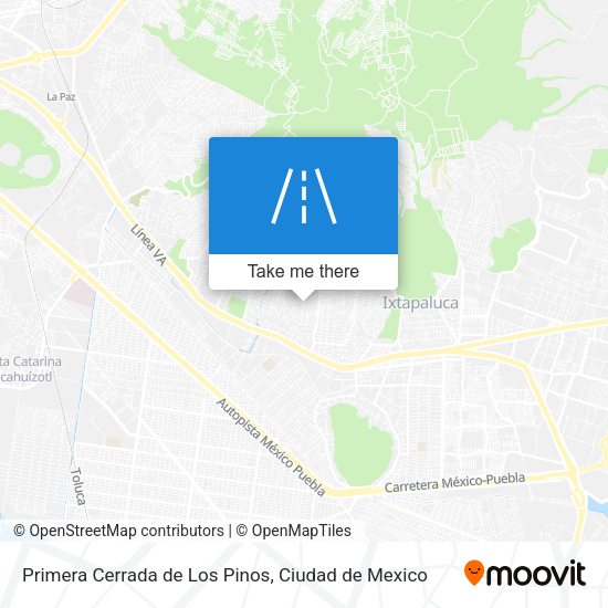 Primera Cerrada de Los Pinos map