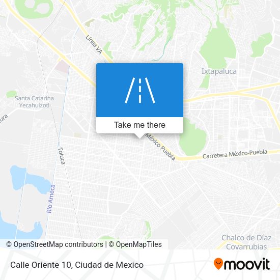 Calle Oriente 10 map