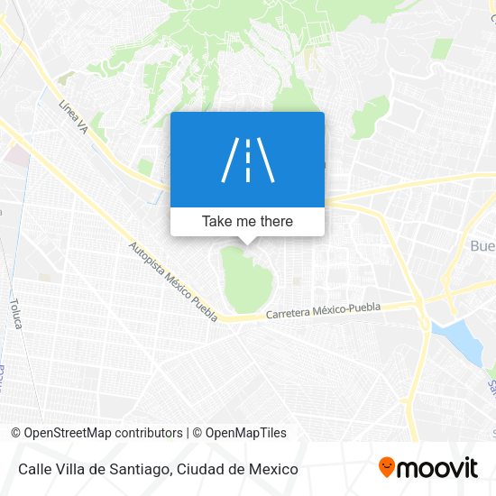 Mapa de Calle Villa de Santiago