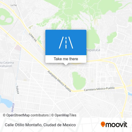 Calle Otilio Montaño map