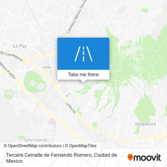 Tercera Cerrada de Fernando Romero map