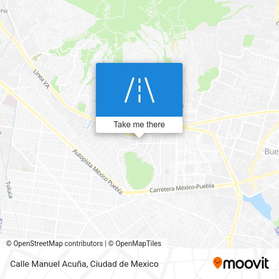 Mapa de Calle Manuel Acuña