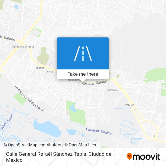 Calle General Rafaél Sánchez Tapia map