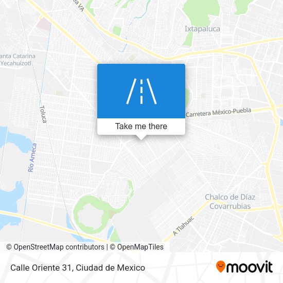 Mapa de Calle Oriente 31