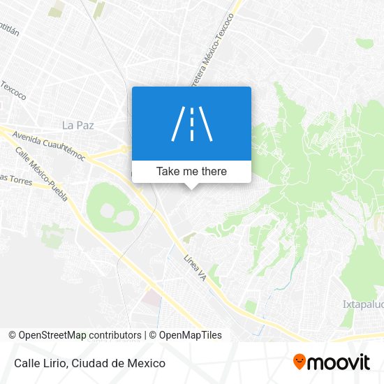 Mapa de Calle Lirio