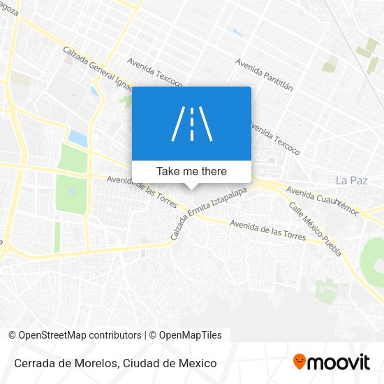 Cerrada de Morelos map