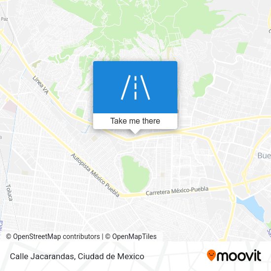 Calle Jacarandas map