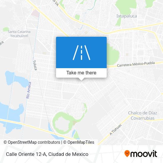 Mapa de Calle Oriente 12-A