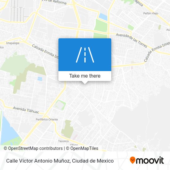 Mapa de Calle Víctor Antonio Muñoz