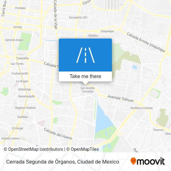 Cerrada Segunda de Órganos map